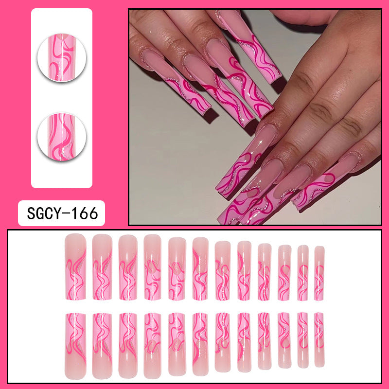 Fashion Wearable Extra Long Press on Nails