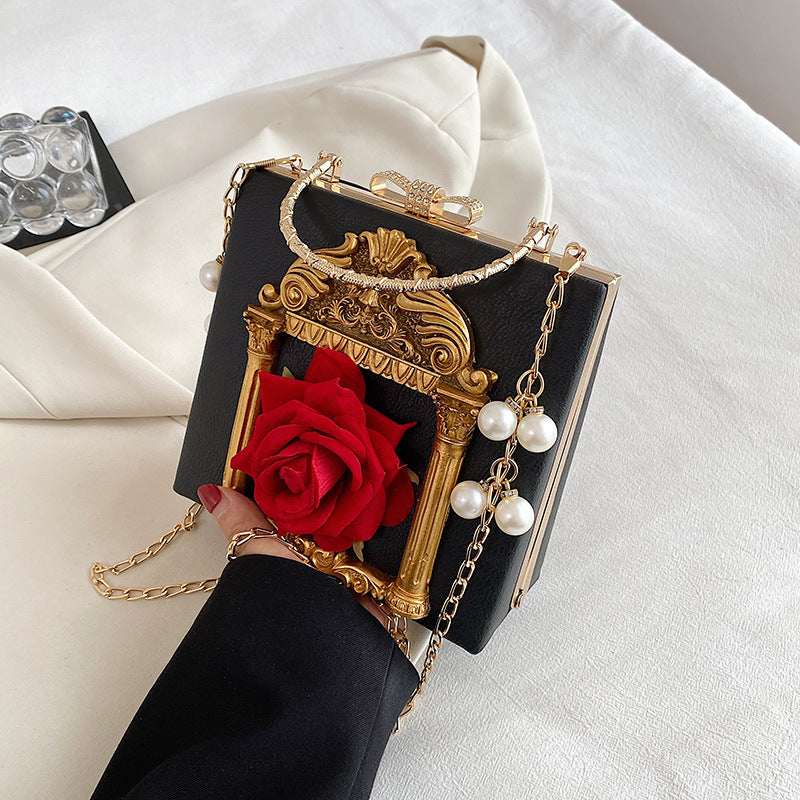 Fashion Women Pearl Design Chain Evening Party Clutch Bags