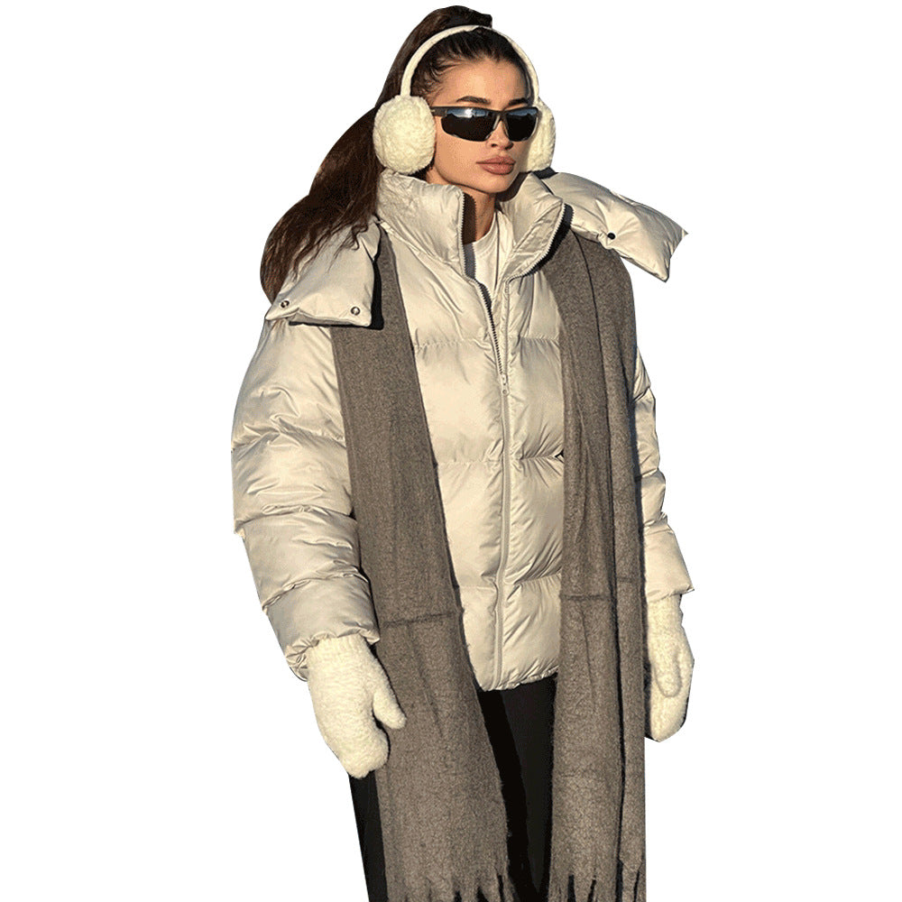 Casual Winter Warm Cotton Hoodie Overcoats