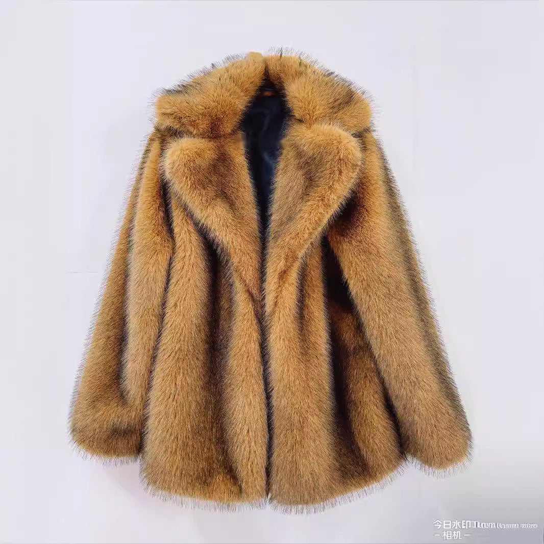 Fashion Faux Fur Winter Overcoats