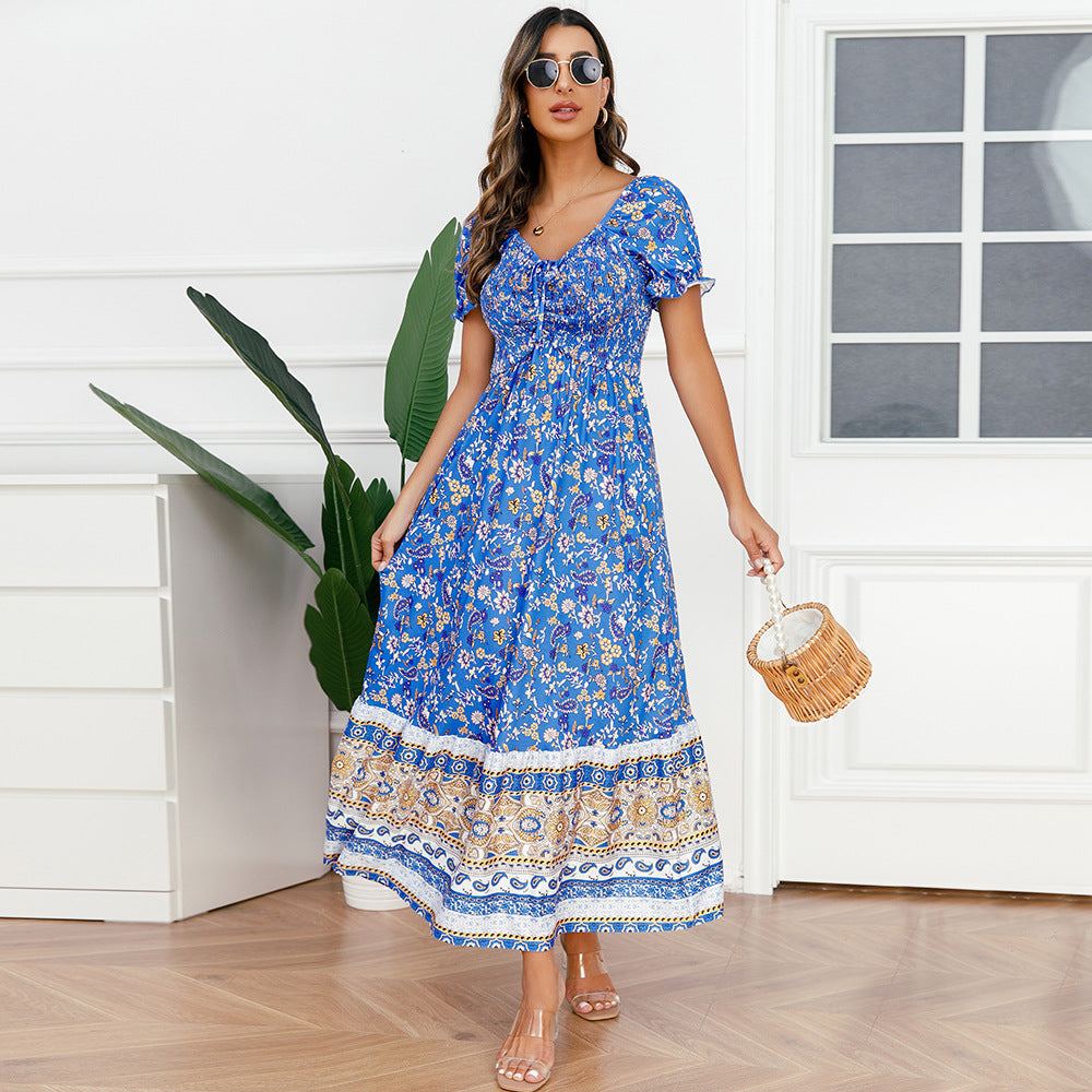 Fashion Summer Floral Long Maxi Dresses