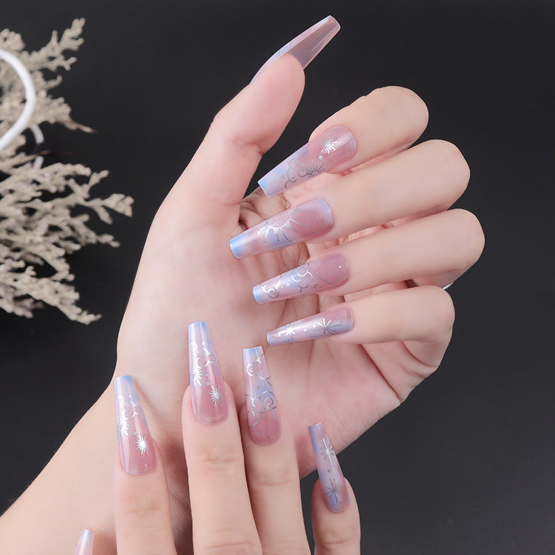 Fashion Detachable Extra Long Press on Nails