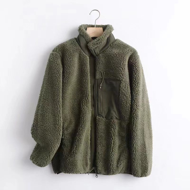 Casual Women and Men Winter Fleece Jacket Coats