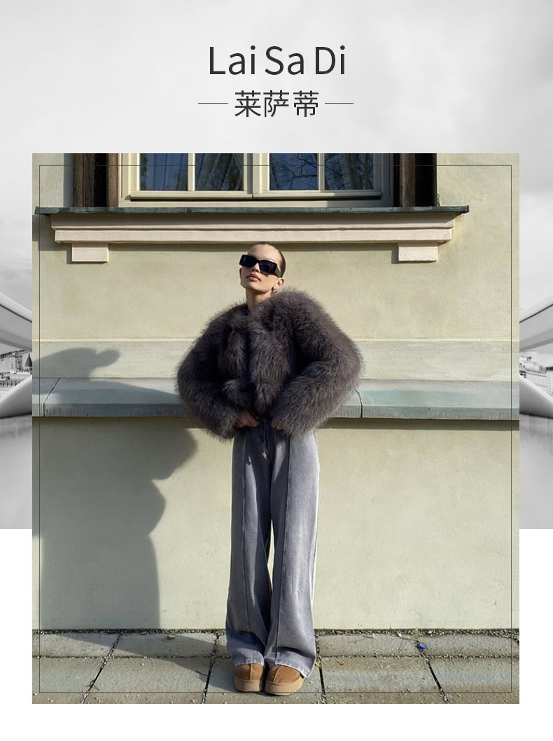 Designed Winter Short Faux Fur Coats