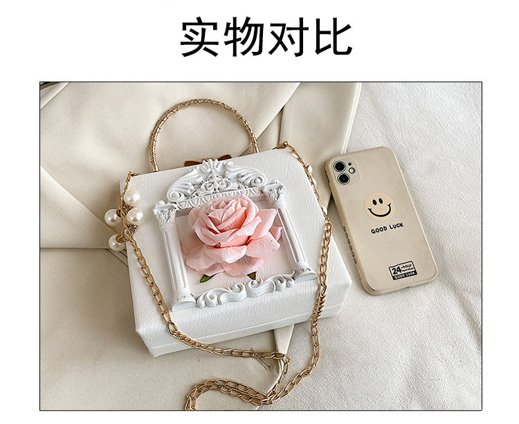 Fashion Women Pearl Design Chain Evening Party Clutch Bags