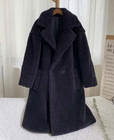 Winter Warm Faux Fur Long Outerwear for Women