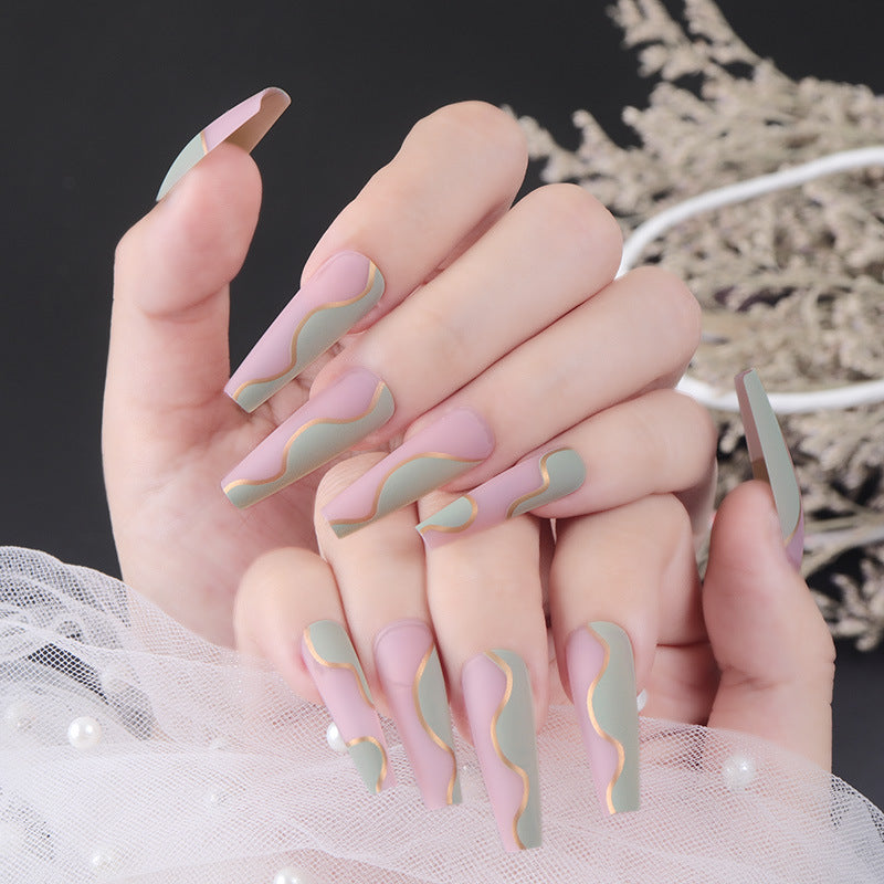 Fashion Detachable Extra Long Press on Nails