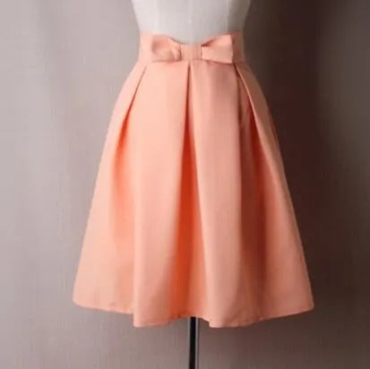 Fashion Bow Office Lady Skirts