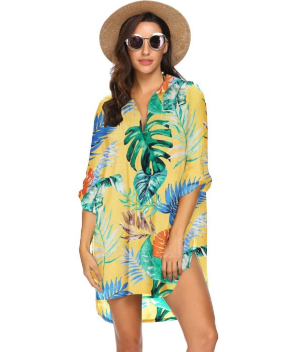 Summer Beach Chiffon Bikini Shirts