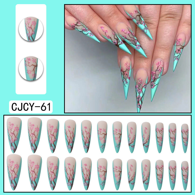 Fashion Detachable Extra Long Press on Nails