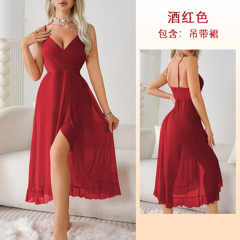 Sexy V Neck Party Sleeveless Party Dresses