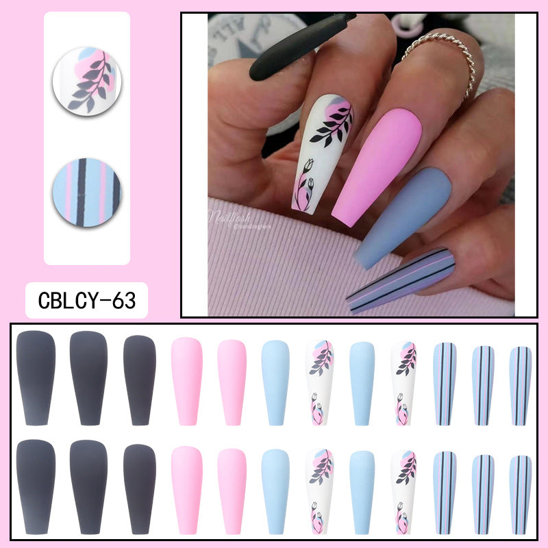 Fashion Detachable Extra Long Press on Nails