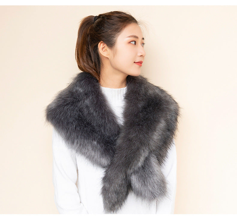 Fashion Artificial fox Fur Scarves for Women