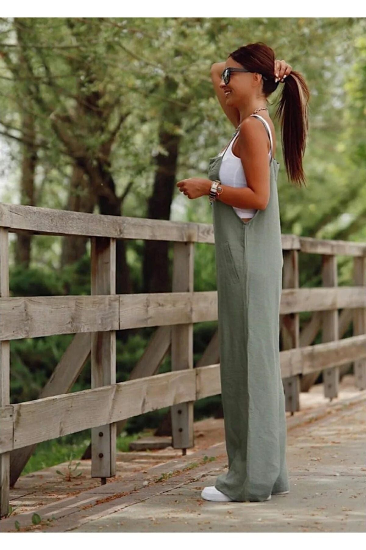 Casual Summer Jumpsuits with Pocket