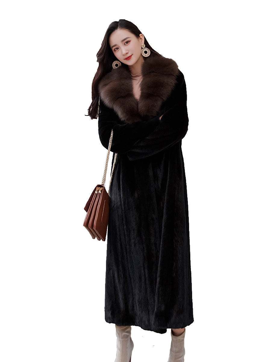 Luxurious Faux Fur Long Winter Overcoats for Women