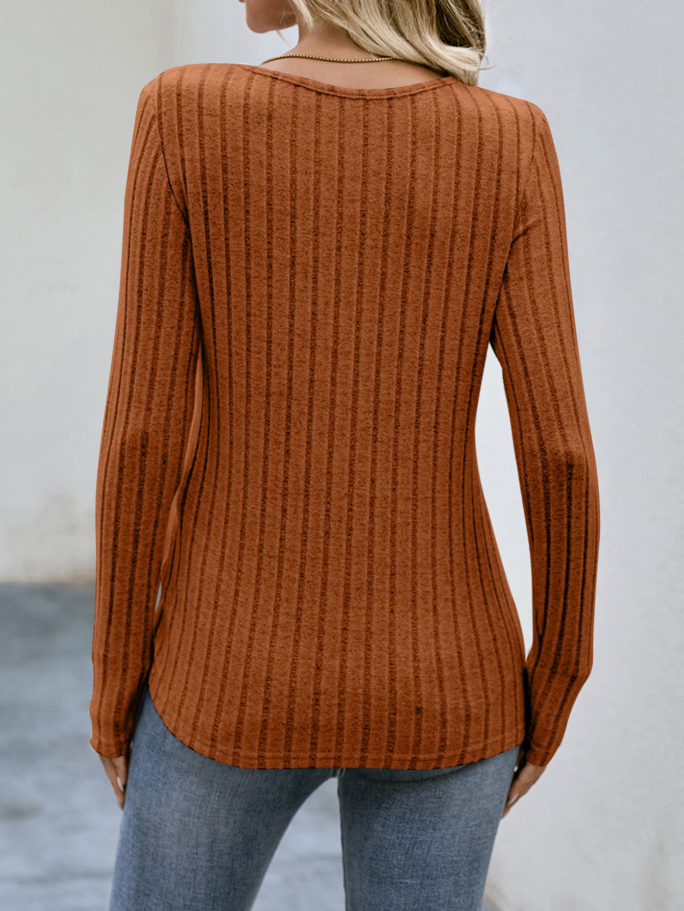 Fashion Round Neck Autumn Long Sleeves Shirts