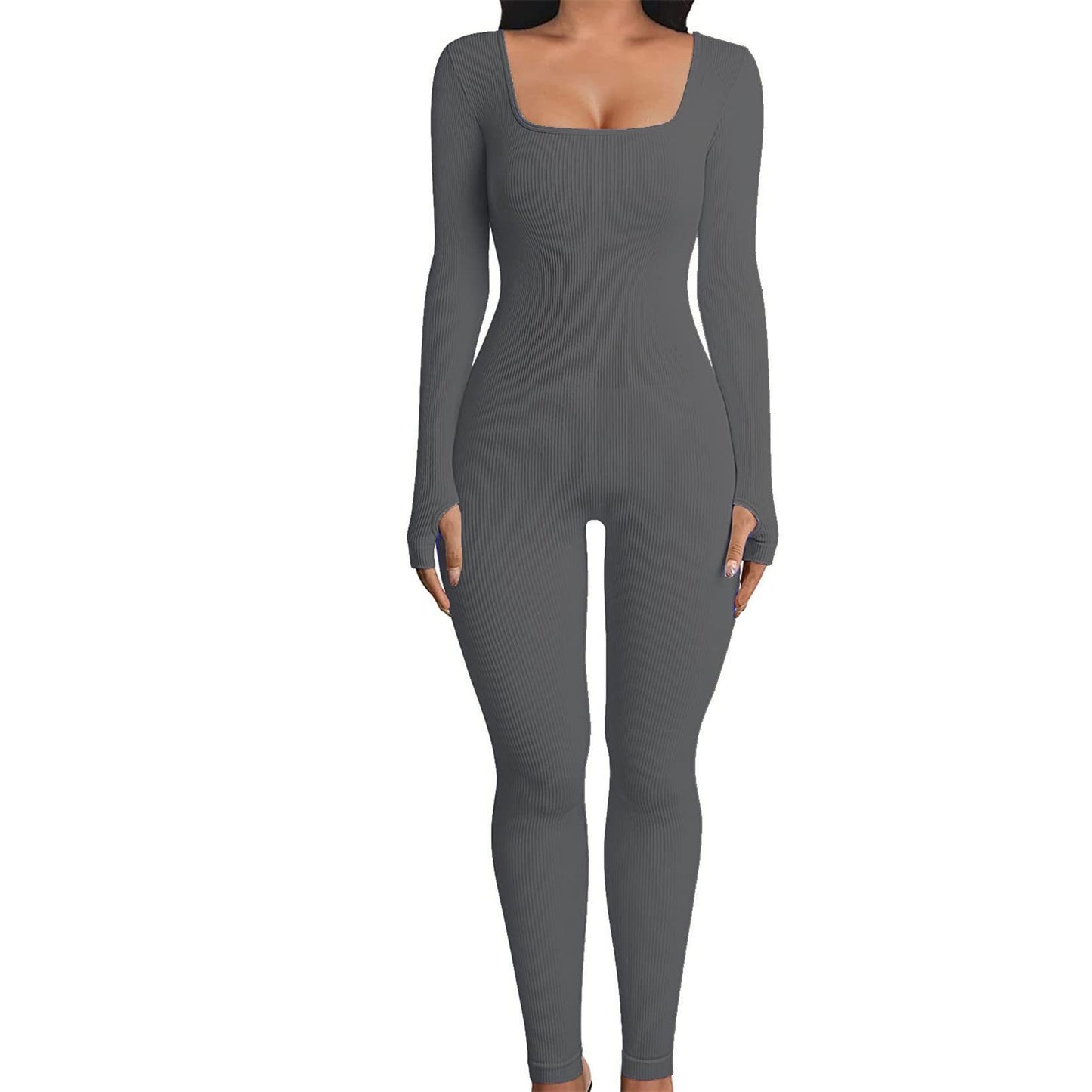 Sexy Long Sleeves Yoga Sports Jumpsuits