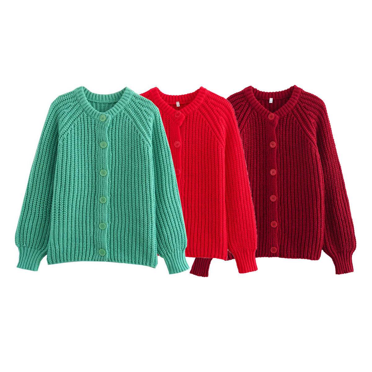 Casual Long Sleeves Knitted Cardigan Sweaters