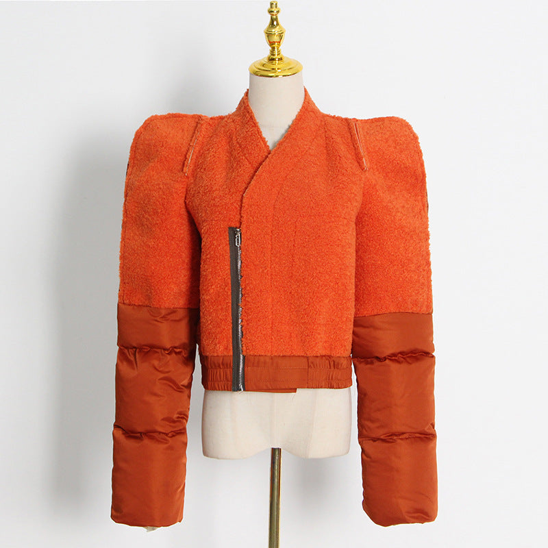 Fashion Designed Velvet Shorts Jackets Coats for Women