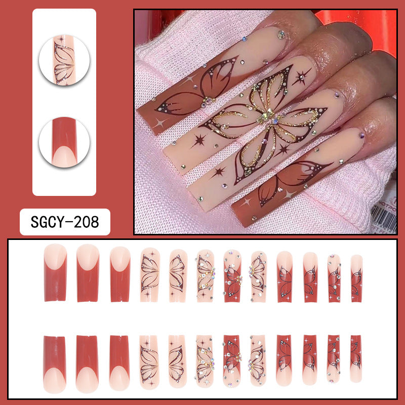 Fashion Wearable Extra Long Press on Nails