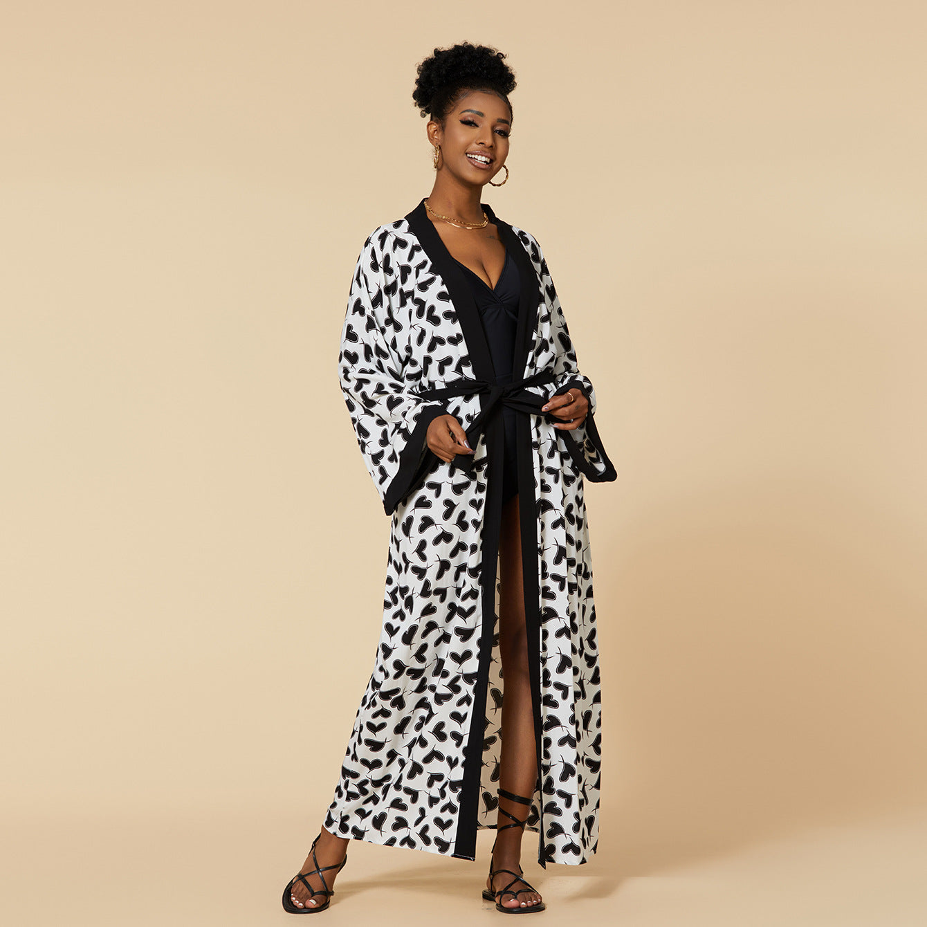 Casual Summer Zebra Print Cover Ups