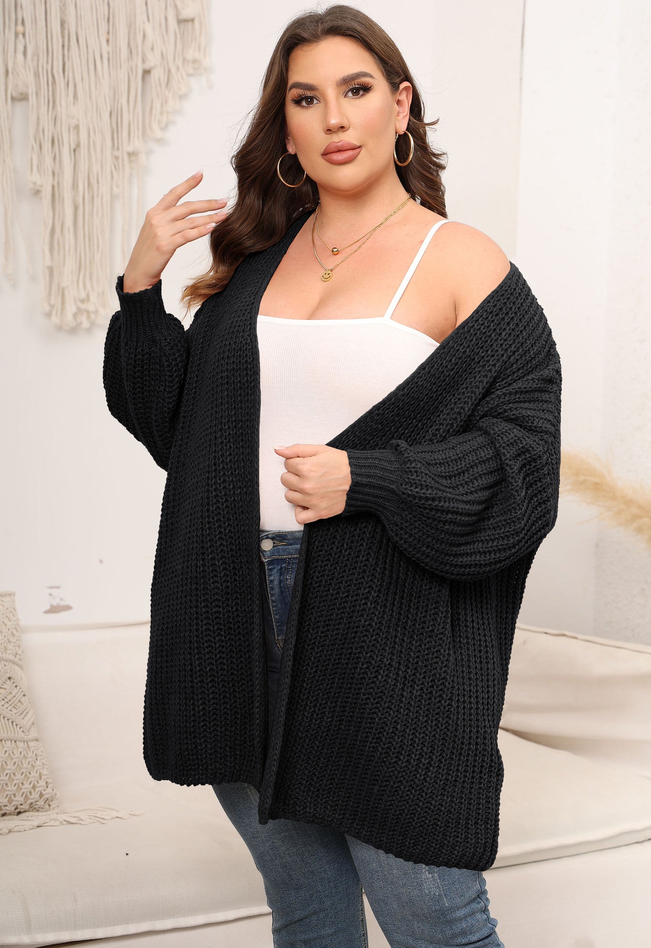 Fashion Plus Sizes Knitted Sweaters for Women