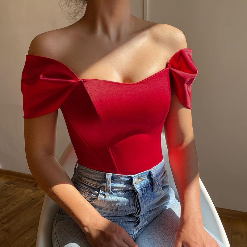 Sexy Off The Shoulder Jumpsuits  Basic Tops