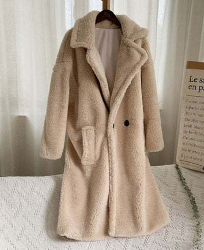 Winter Warm Faux Fur Long Outerwear for Women