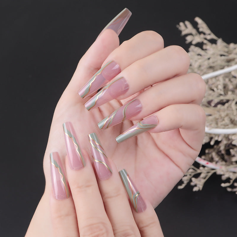 Fashion Detachable Extra Long Press on Nails