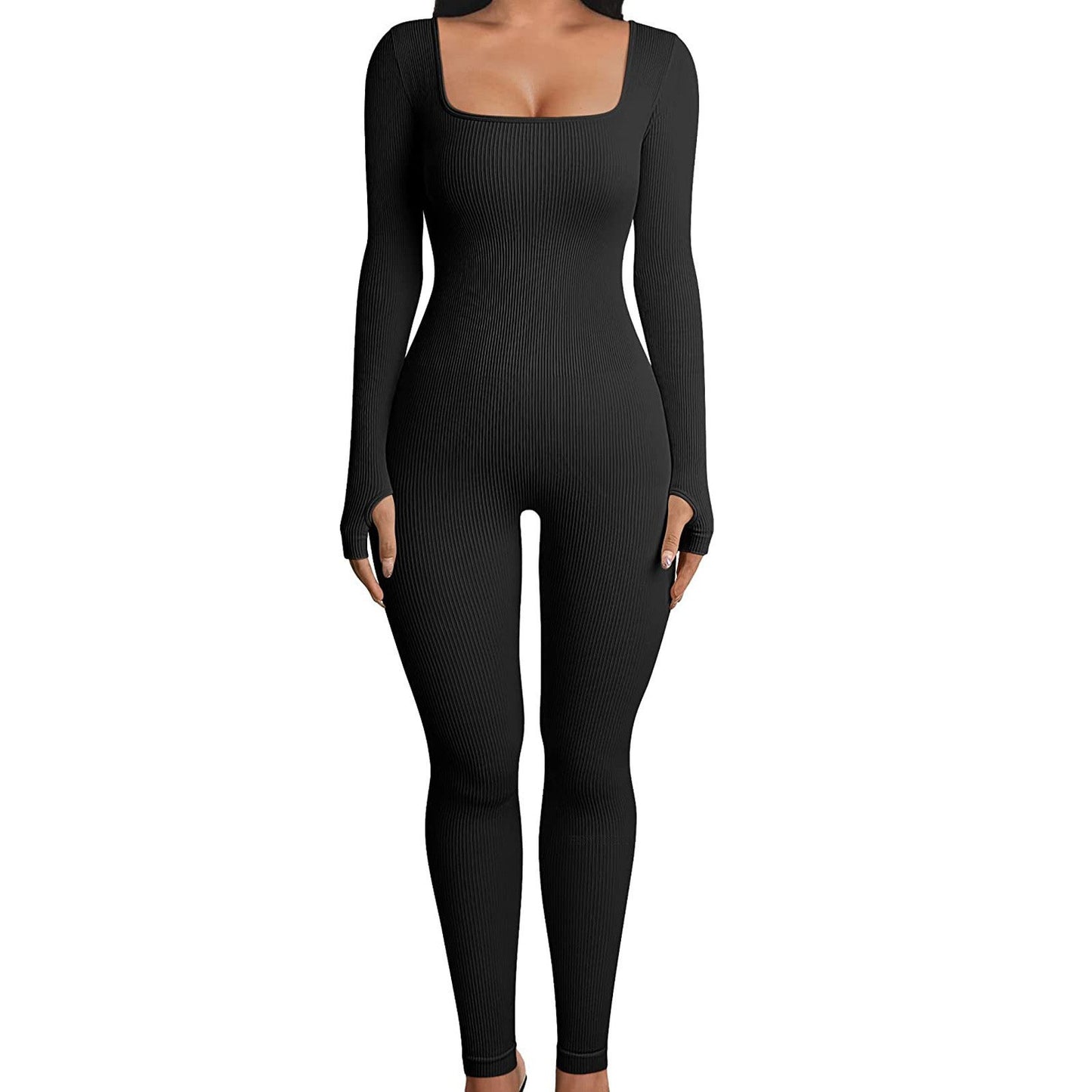 Sexy Long Sleeves Yoga Sports Jumpsuits