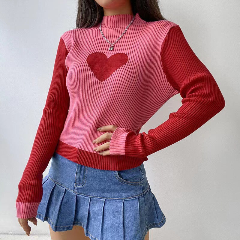 Fashion Round Neck Long Sleeves Knitted Sweaters