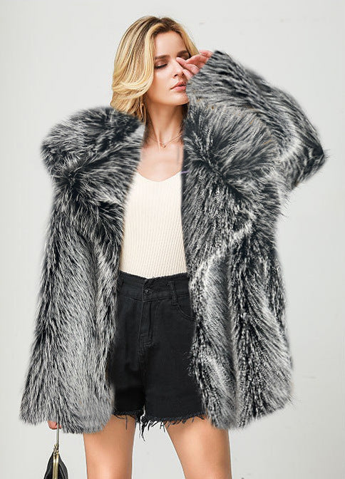 Fashion Faux Fur Winter Overcoats