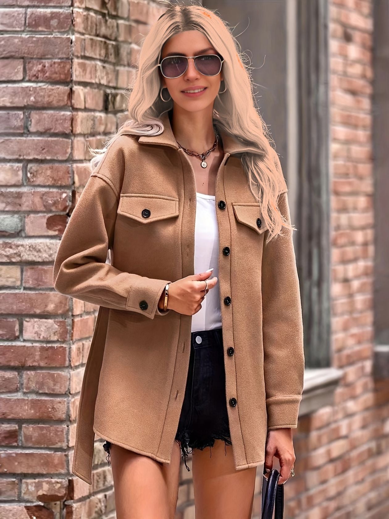 Elegant Fashion Women Jackets Coats