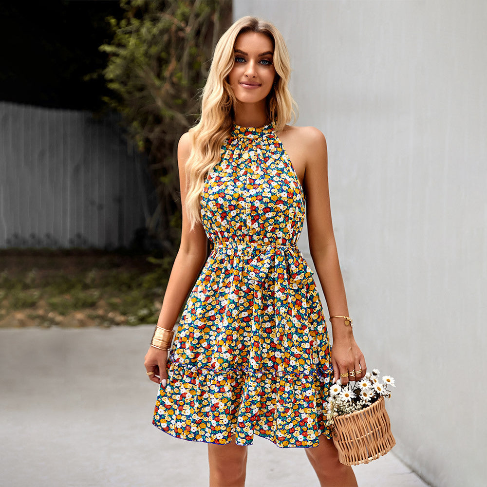 Casual Sleeveless Summer Bohemia Short Dresses