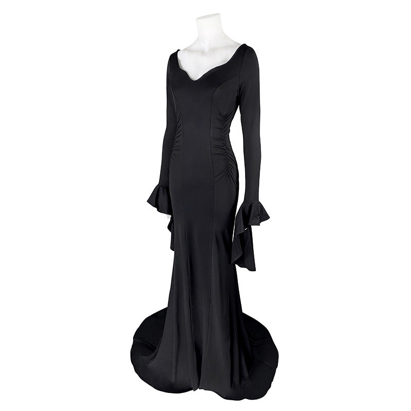 The Addams Family(2022 TV Series) Morticia Addams Cosplay Costume