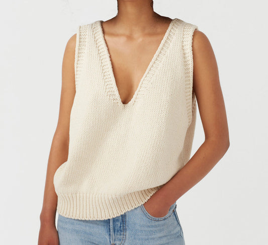 Sexy V Neck Sleeveless Knitted Vest