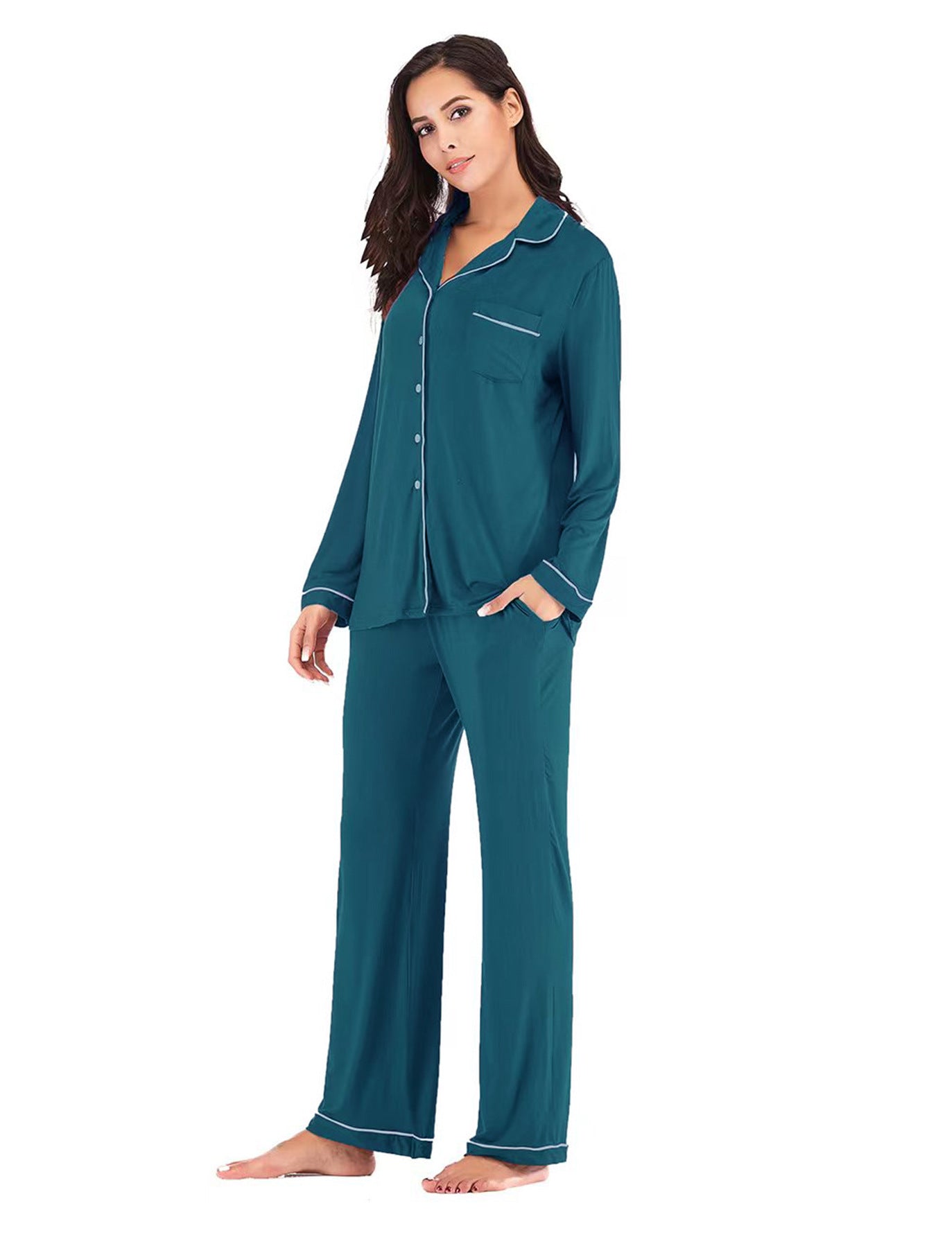 Women Long Sleeves Winter Pajamas