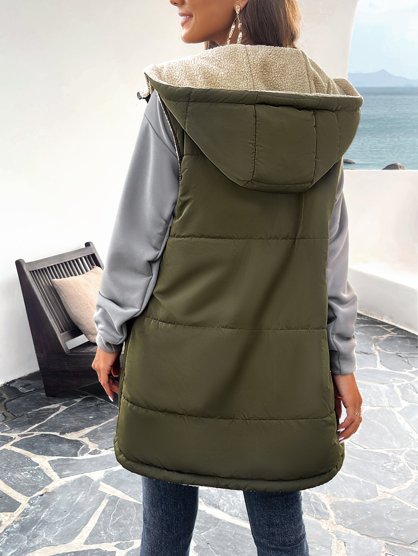 Casual Winter Women Vest Outerwear