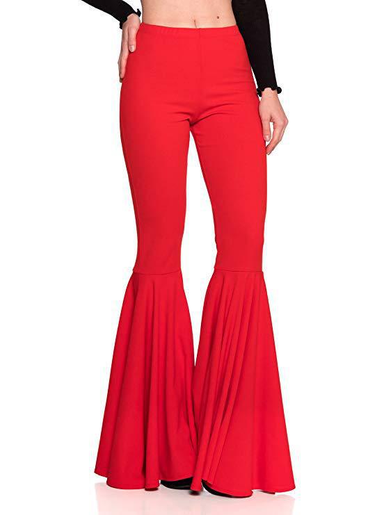 Sexy High Waist Mermaid Flare Pants