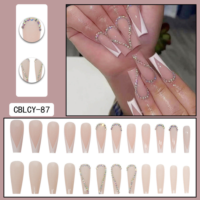 Fashion Detachable Extra Long Press on Nails