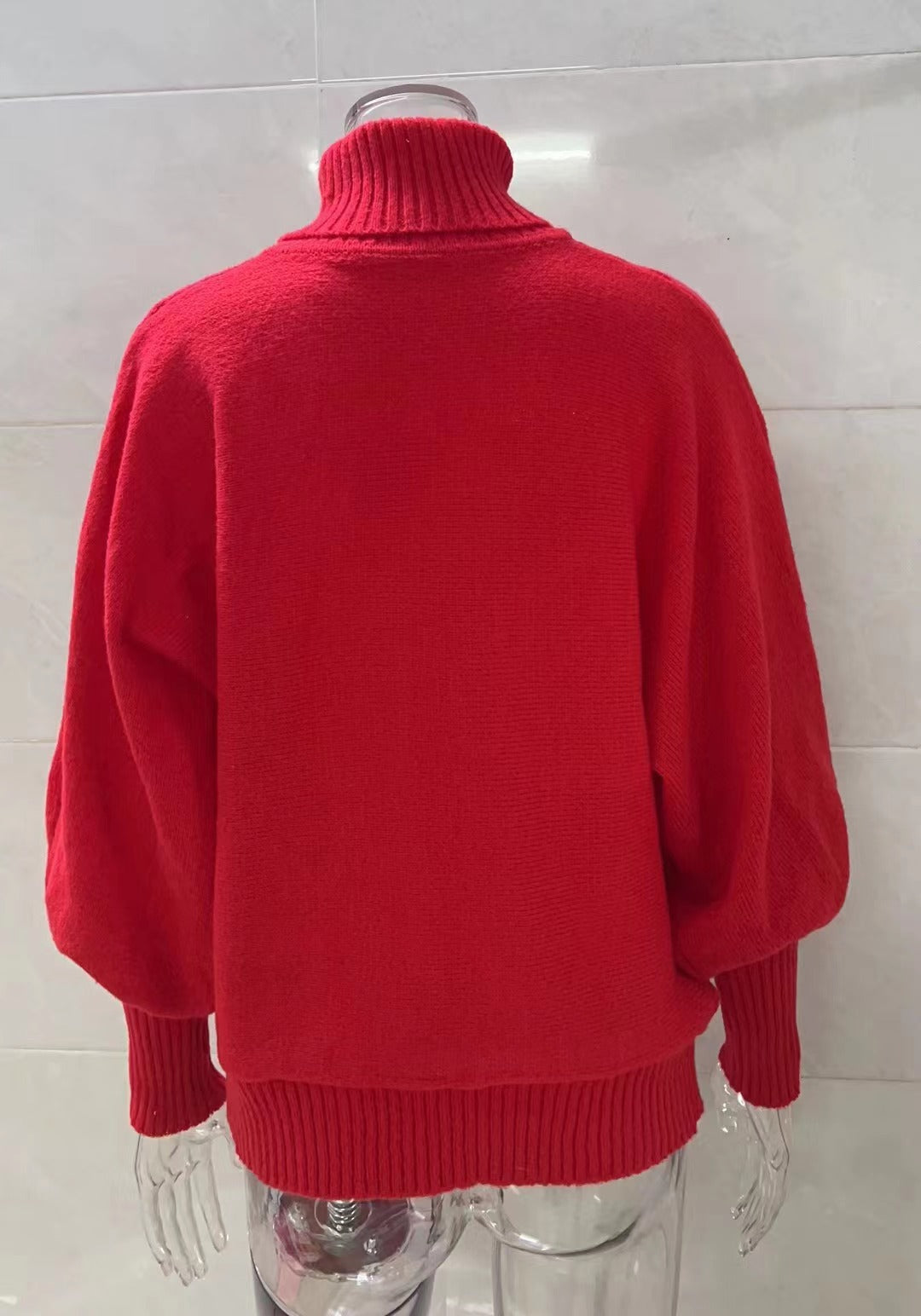 Casual High Neck Winter Loose Knitted Sweaters