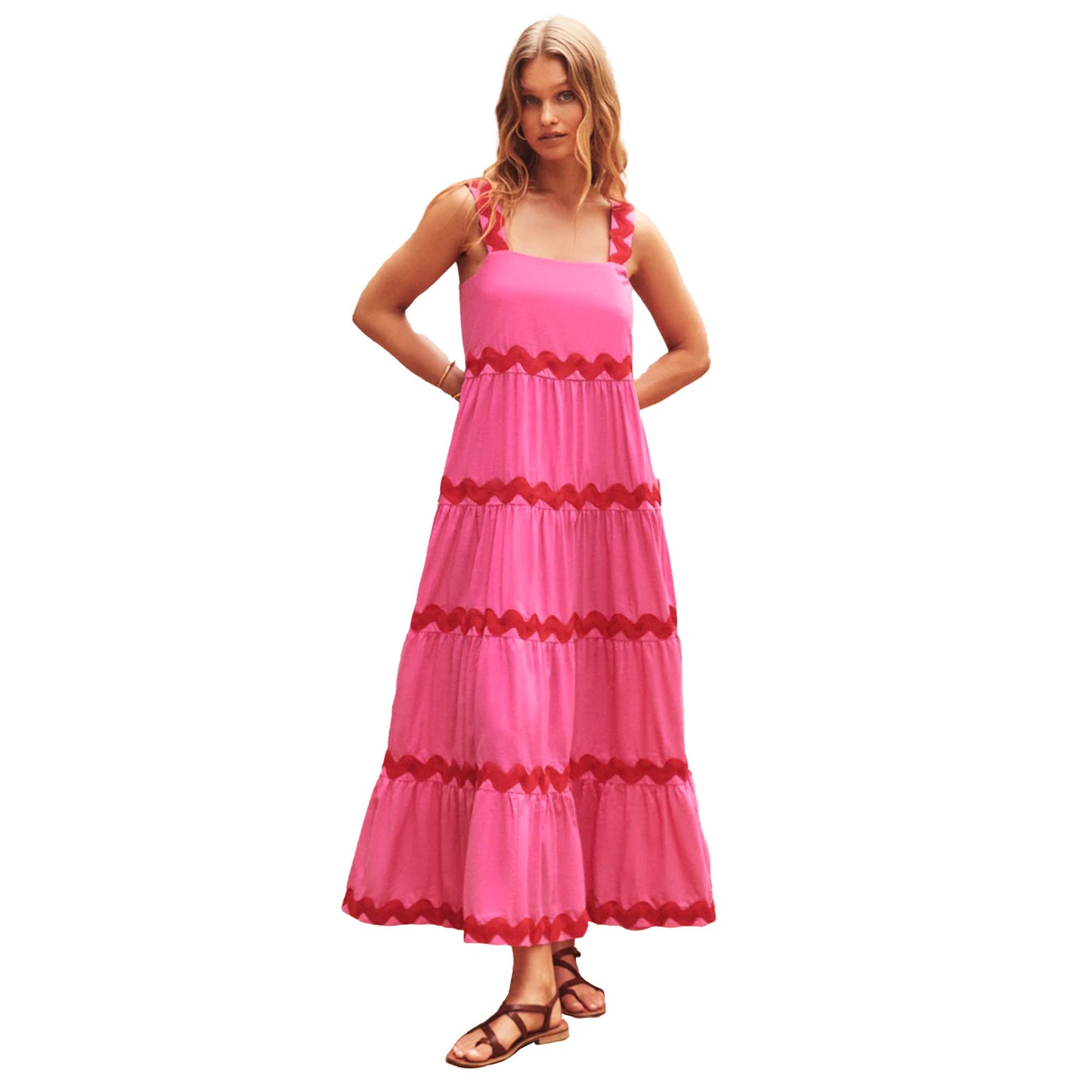 Designed Strapless Summer Long Dresses
