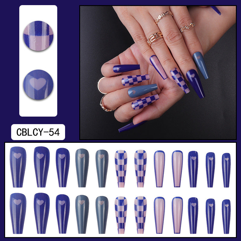 Fashion Detachable Extra Long Press on Nails