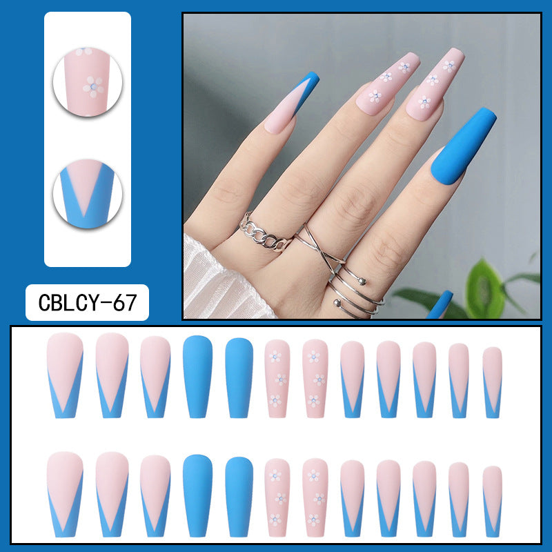 Fashion Detachable Extra Long Press on Nails