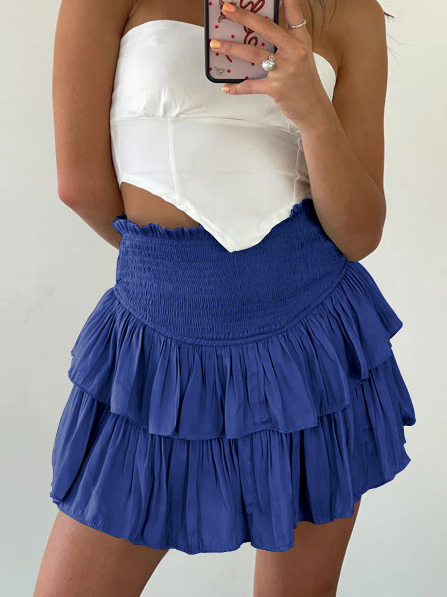 Fashion Summer Ruffled Mini Skirts for Women