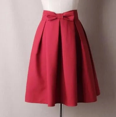 Fashion Bow Office Lady Skirts