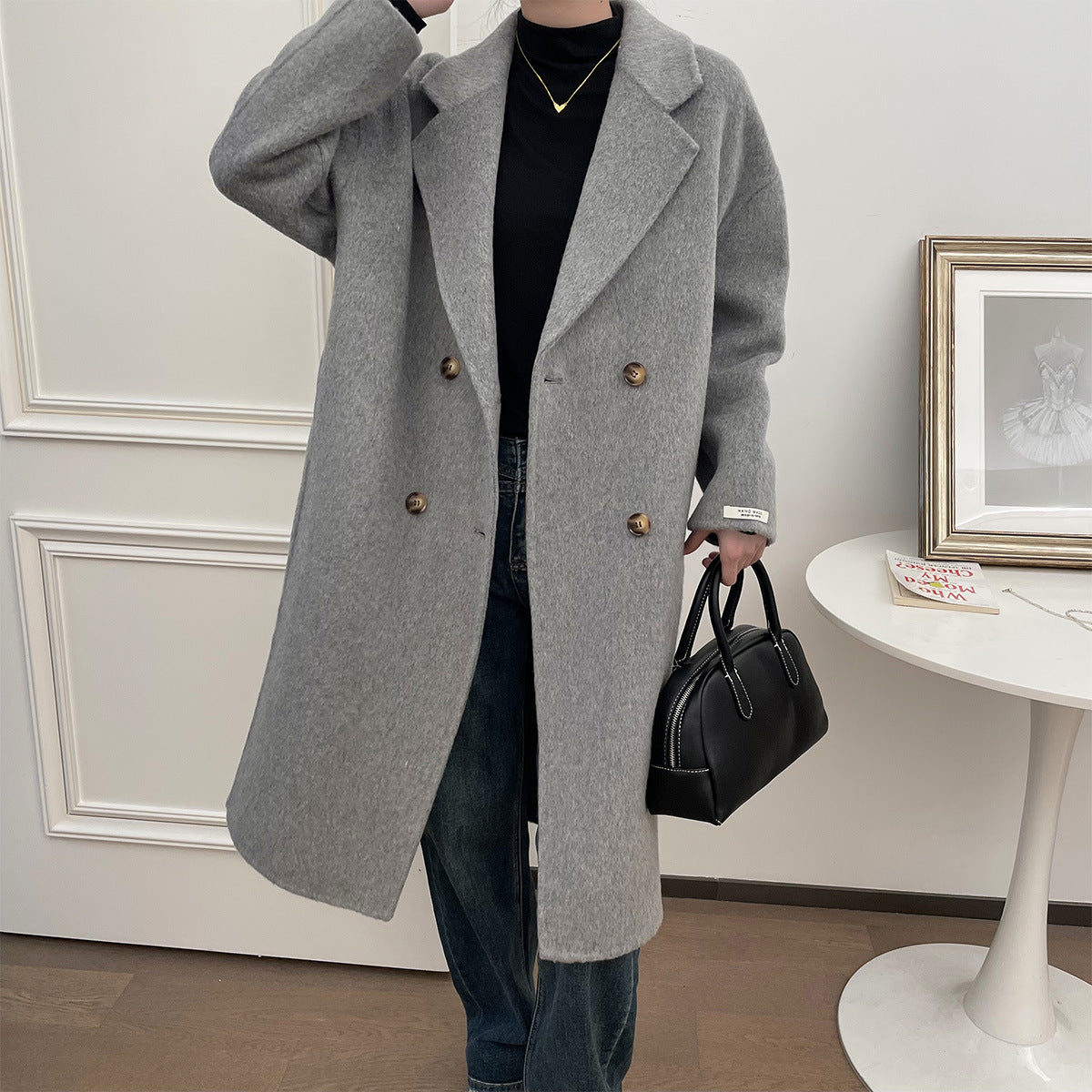 Fashion Women Wool Winter Long Coats