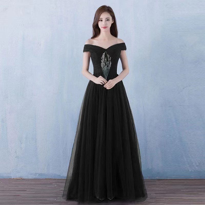 Elegant Off The Shoulder Long Party Dresses