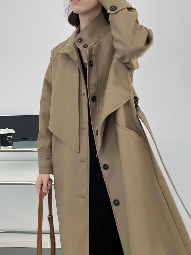 Designed Winter Long Overcoat for Women