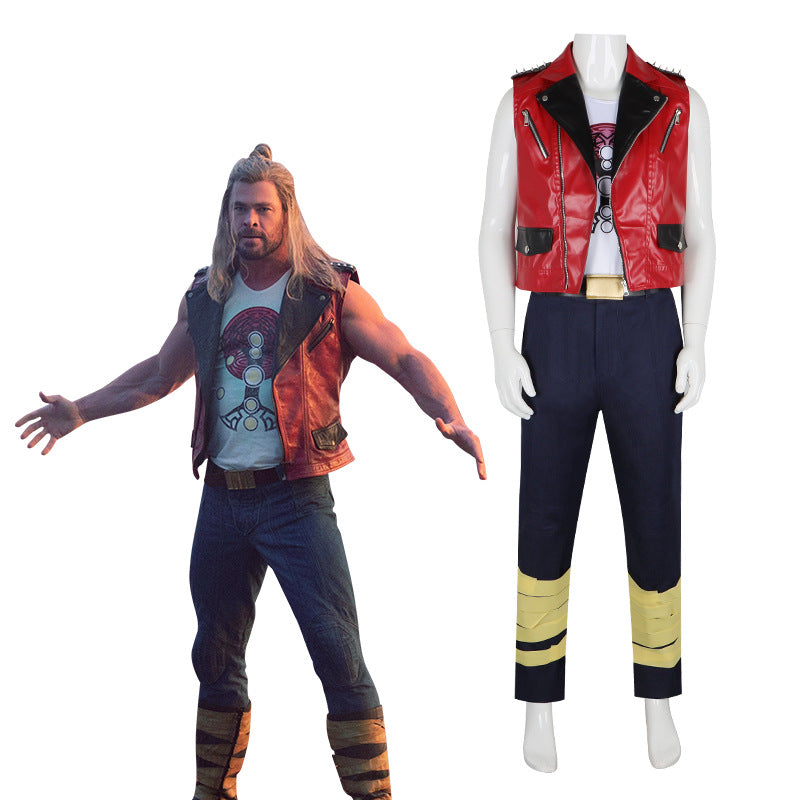 Thor：Love and Thunder Thor Odinson Punk Style Cosplay Costume